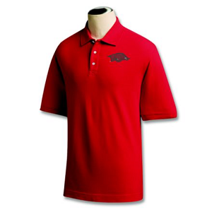 Arkansas Razorbacks Men's Ace Polo - Red
